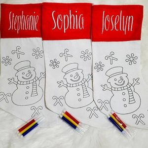 Color your own stocking